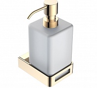 Дозатор для жидкого мыла настенный Boheme Q Gold 10957-G